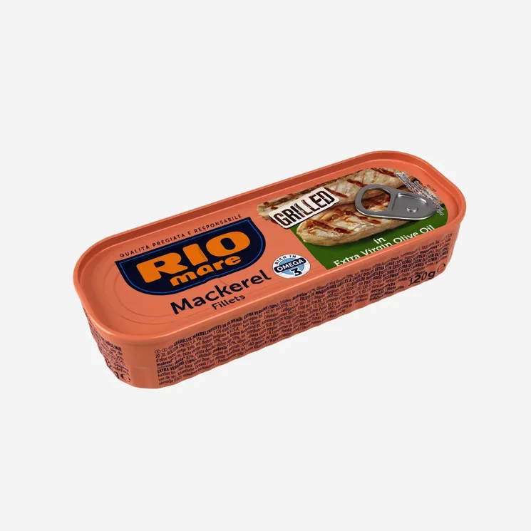 Grilované filety z makrely v extra panenském olivovém oleji