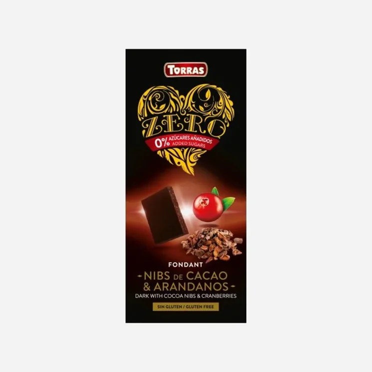 Hořká čokoláda s brusinkami Srdíčko