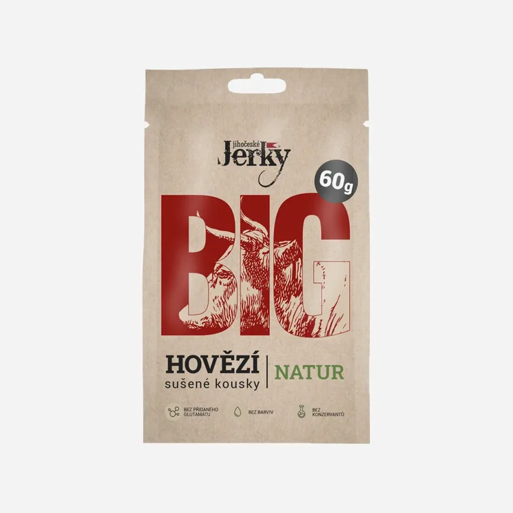 Hovězí jerky natur BIG 6 x 60 g