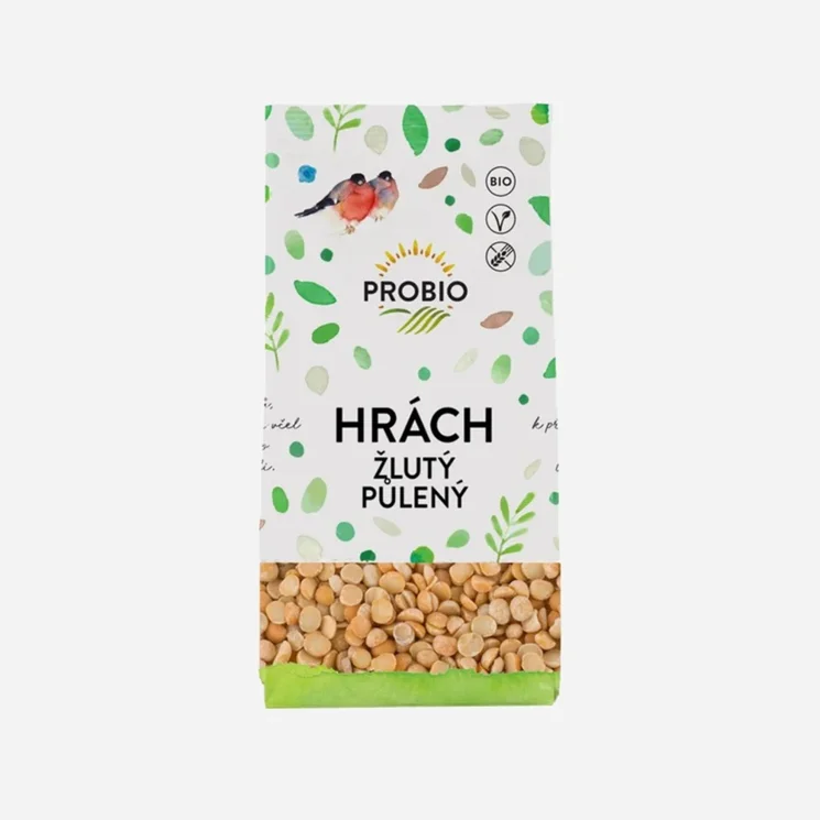 Hrách žlutý půlený BIO