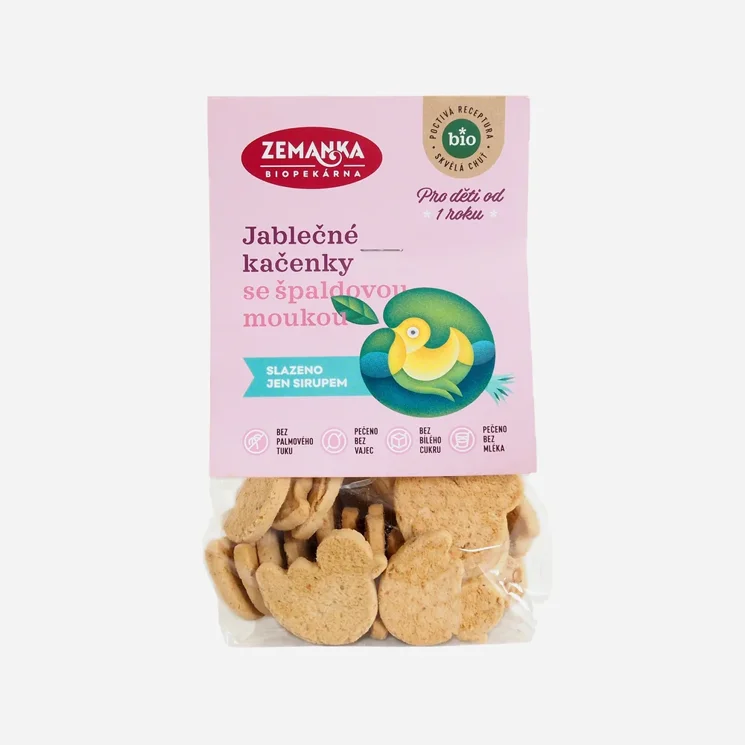 Jablečné kačenky se špaldovou moukou BIO