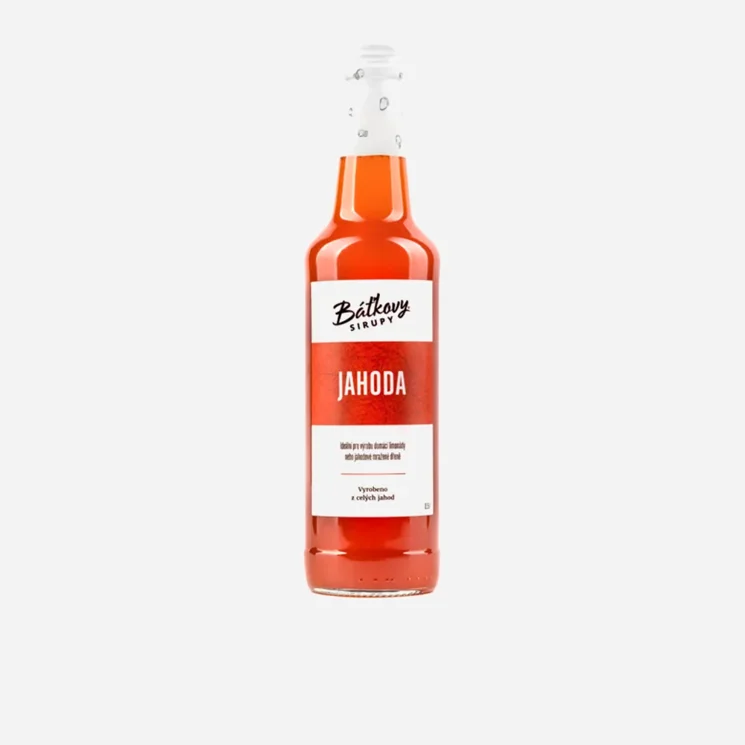 Jahodový sirup