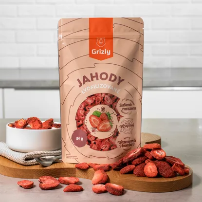 Jahody lyofilizované