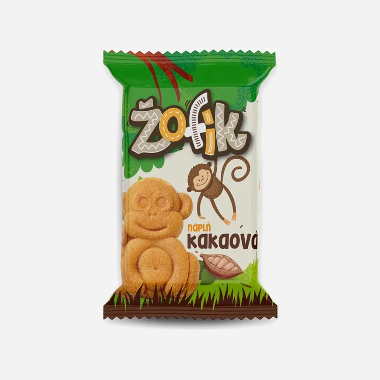 Jemné pečivo Žofík s kakaovou náplní