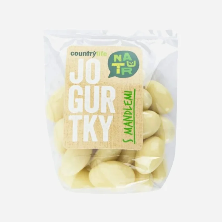 Jogurtky s mandlemi