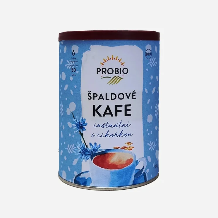 Kafe špaldové s cikorkou instantní BIO
