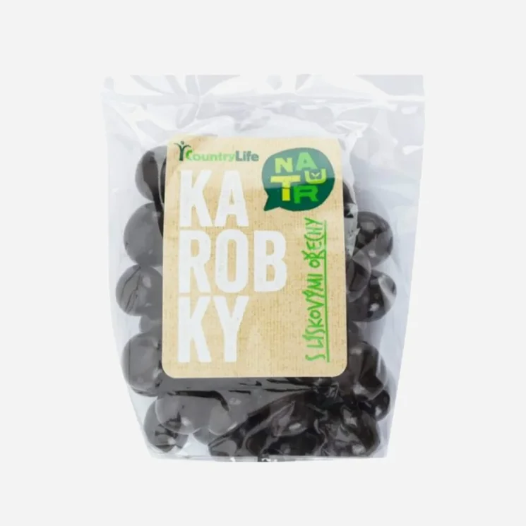 Karobky s lískovými ořechy
