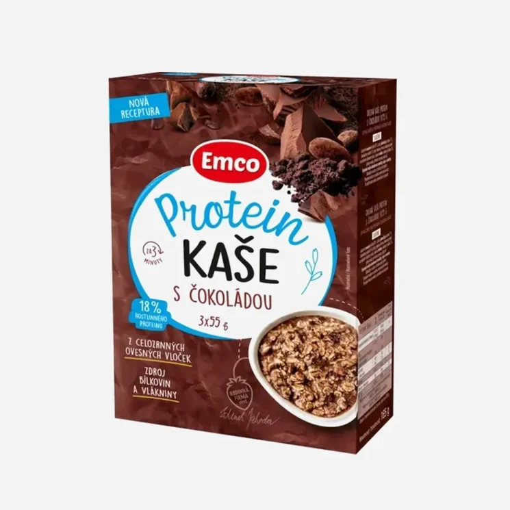 kaše proteinová s čokoládou 3x55 g 6 x 275 g