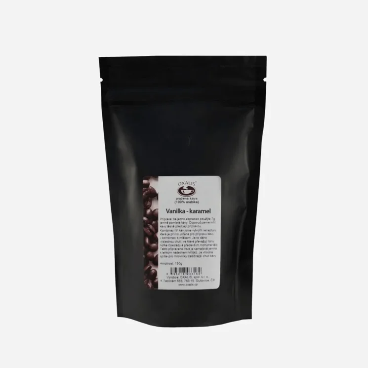 káva aromatizovaná mletá - Caramel Macchiato 6 x 150 g