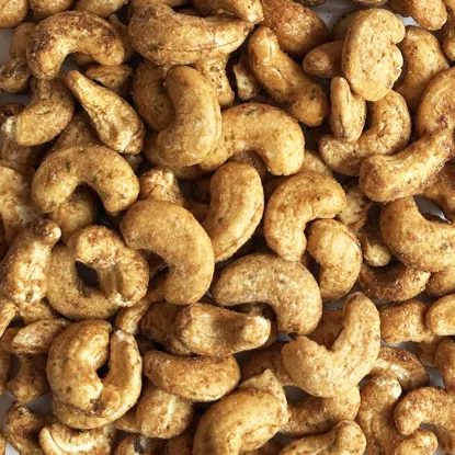 Kešu pražené s wasabi a datlovou šťávou 12 x 250 g