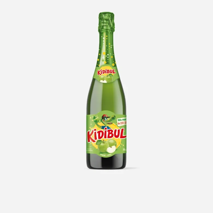 KIDIBUL Dětský šumivý nápoj - Jablko