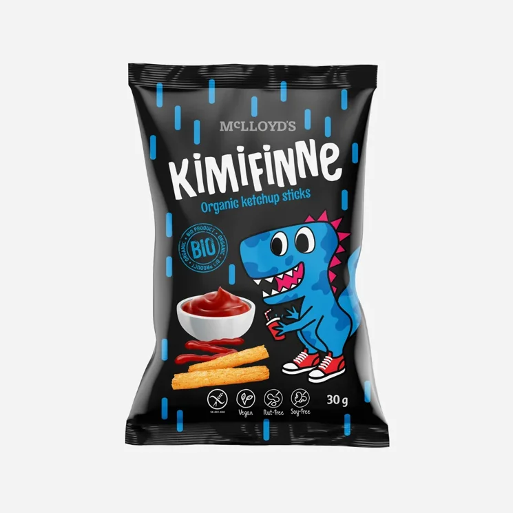 Kimifinne Snack tyčinky s kečupem BIO