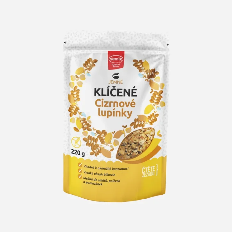 Klíčené cizrnové lupínky