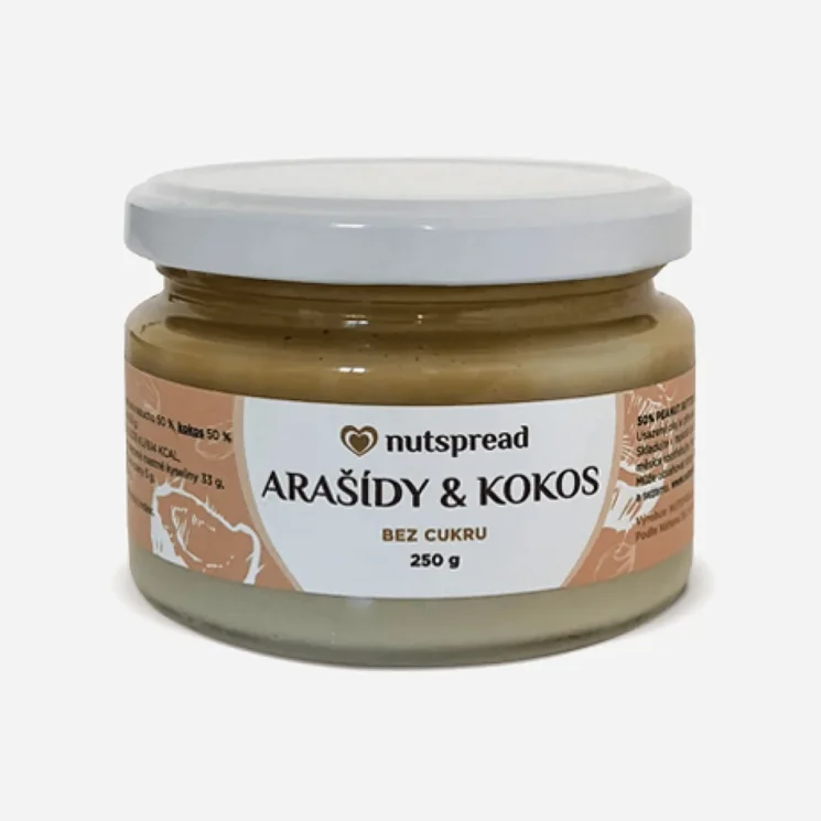 Kokosovo - arašídové máslo 6 x 250 g