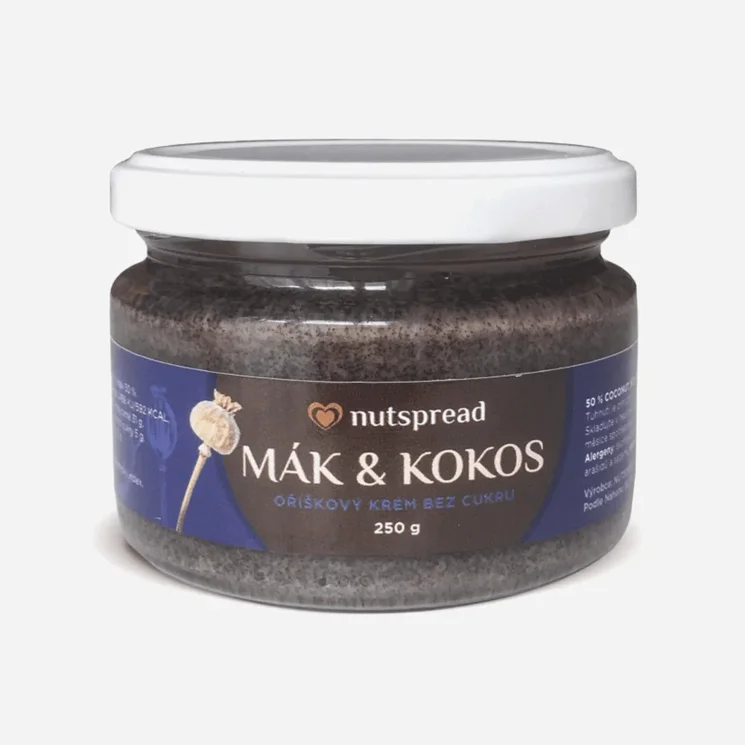 Kokosovo - makové máslo