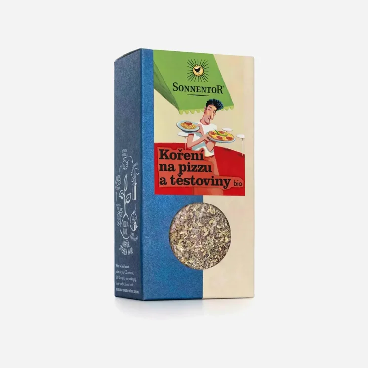 Koření na pizzu a těstoviny BIO