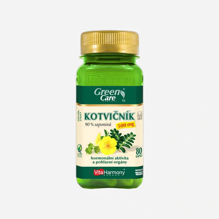 Kotvičník 500 mg 90 % saponinů 80 tablet