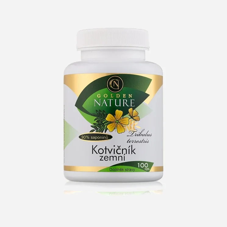 Kotvičník zemní 90 % saponinu 100 tablet