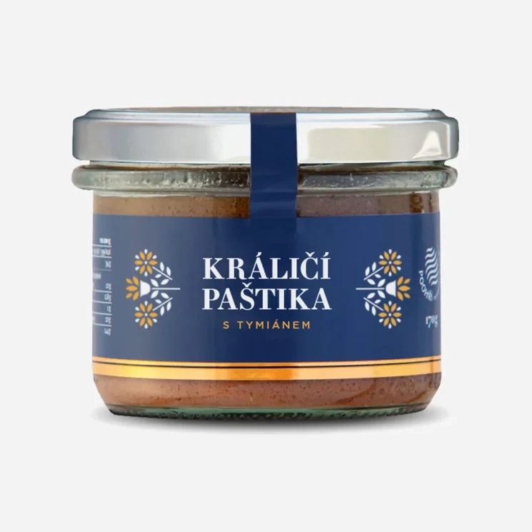 Králičí paštika s tymiánem 6 x 170 g