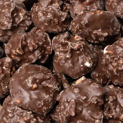 Křupavé čokohrudky slaný karamel