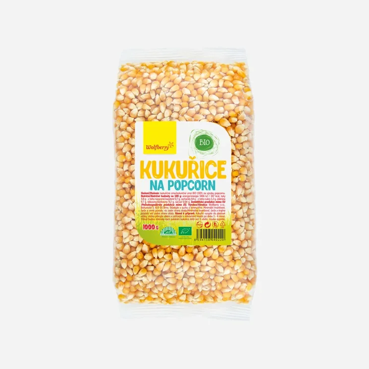 Kukuřice na popcorn BIO