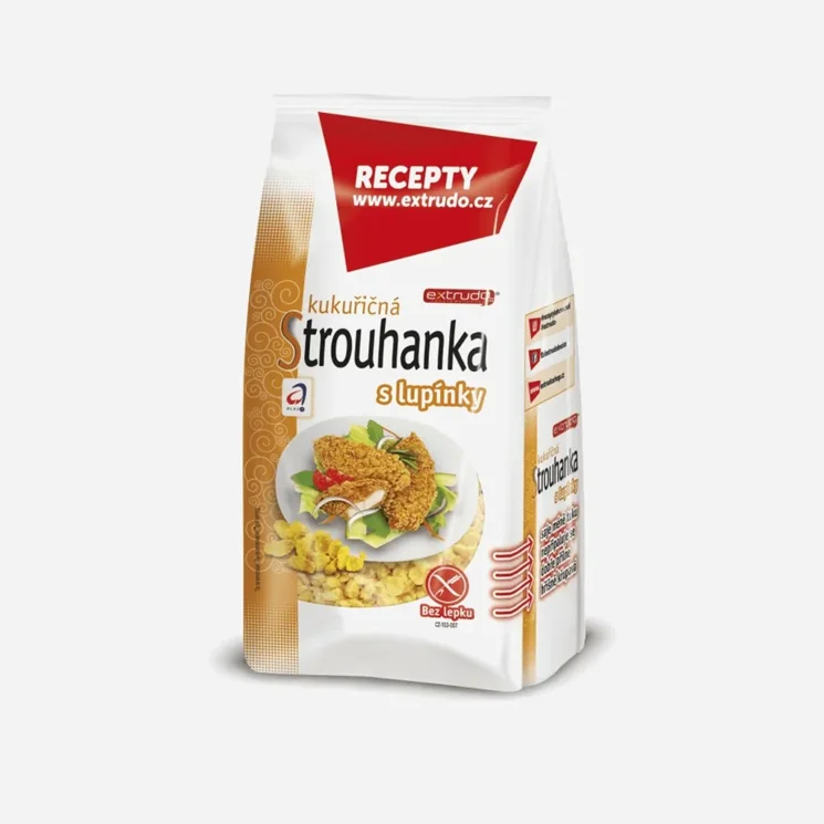 Kukuřičná strouhanka s lupínky