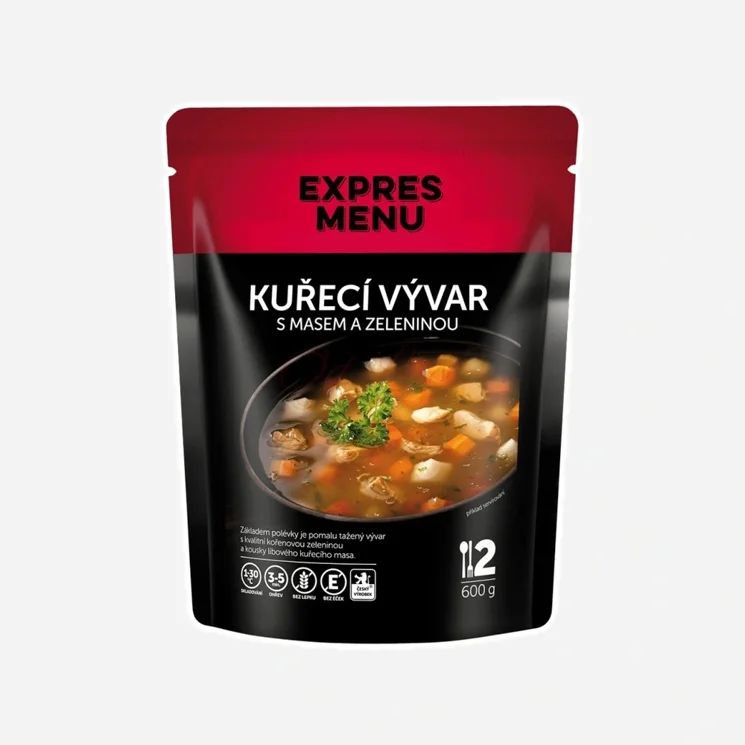 Kuřecí vývar se zeleninou