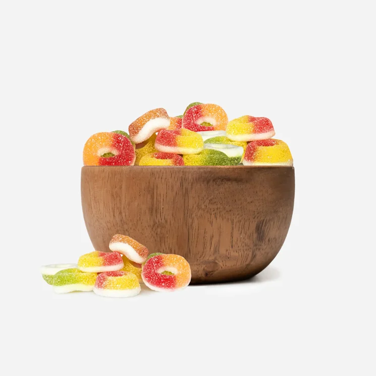 Kyselé mini kroužky