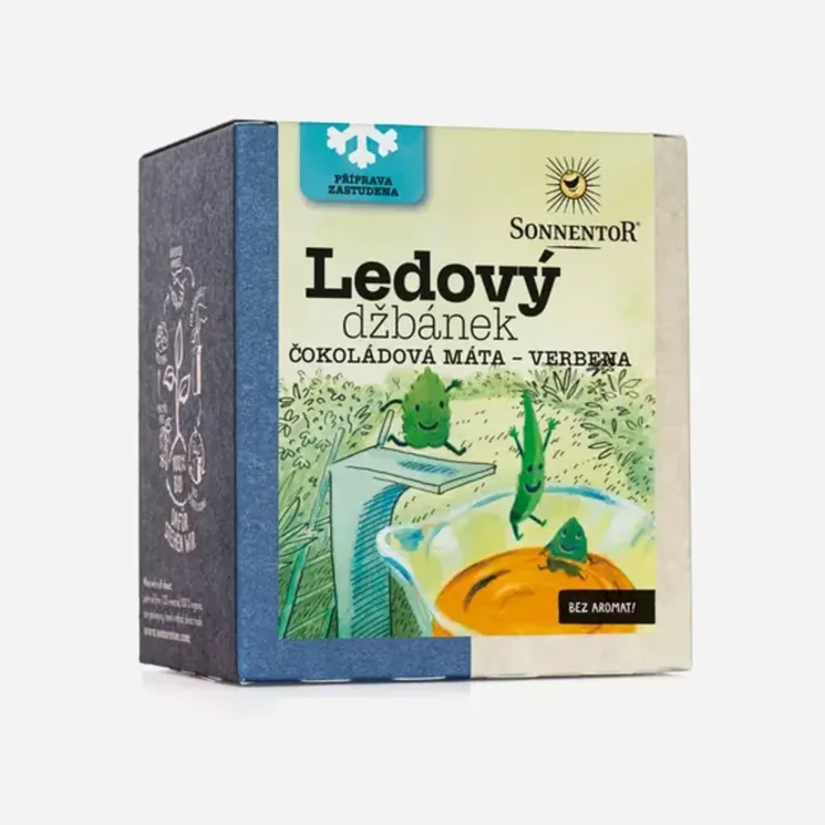 Ledový džbánek máta, čokoláda, verbena BIO