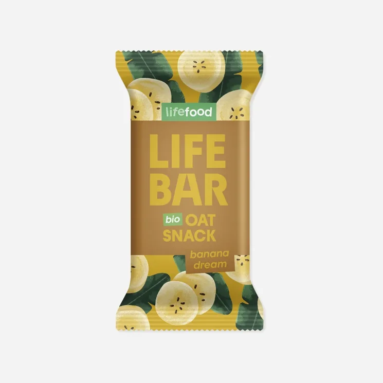 Lifebar Oat snack banánový BIO