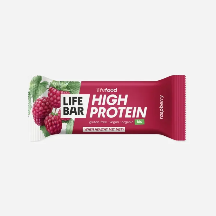 Lifebar Protein tyčinka malinová BIO  1250N