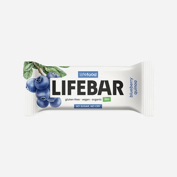 Lifebar Tyčinka borůvková s quinoou raw BIO