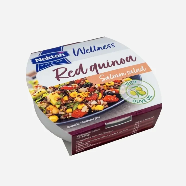 Lososový salát WELLNES RED QUINOA