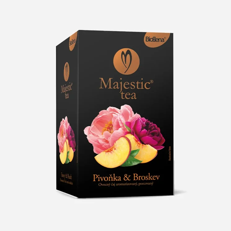 Majestic Tea pivoňka a broskev