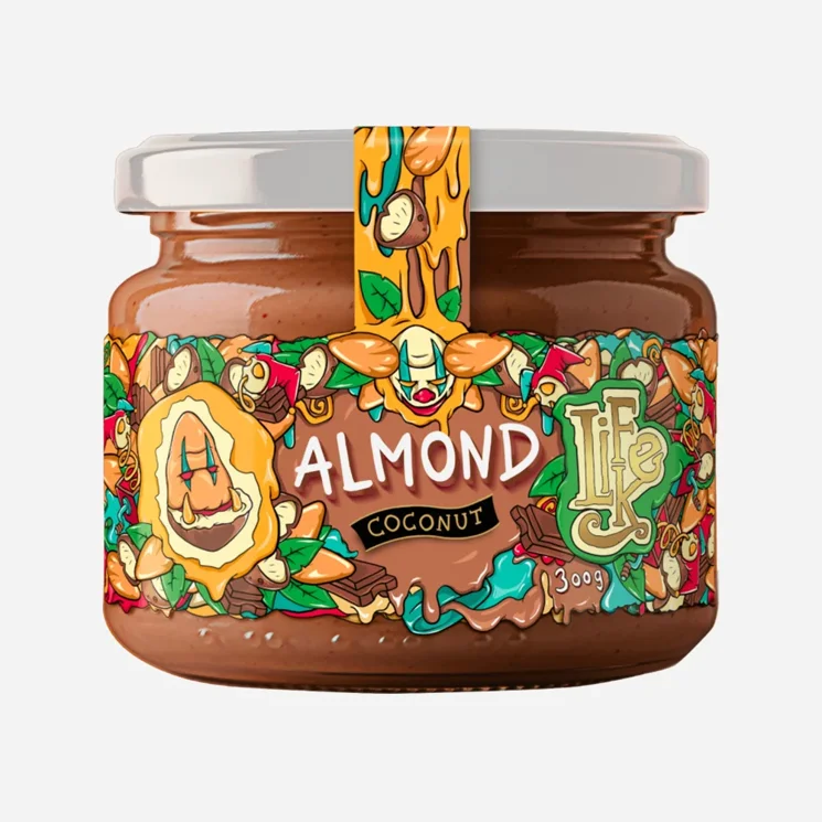 Mandlový krém s kokosem a čokoládou 6 x 300 g