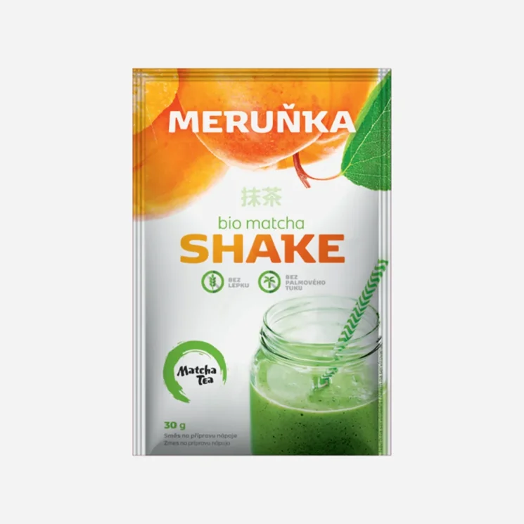 Matcha shake meruňka