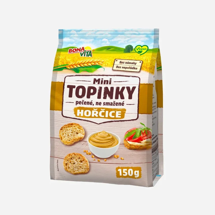Mini topinky hořčice