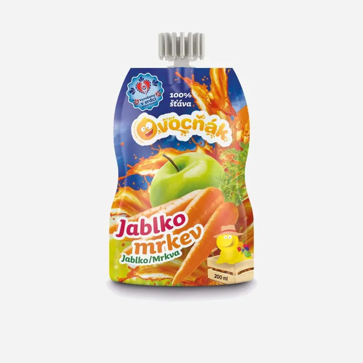 Mošt jablko - mrkev 12 x 200 ml