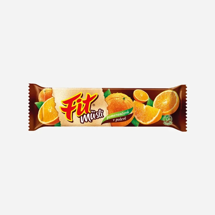 Musli pomerančová v polevě 12 x 30 g