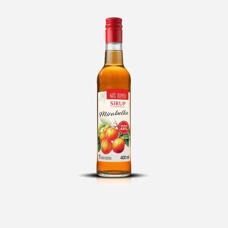 Náš domov sirup mirabelka 12 x 400 ml