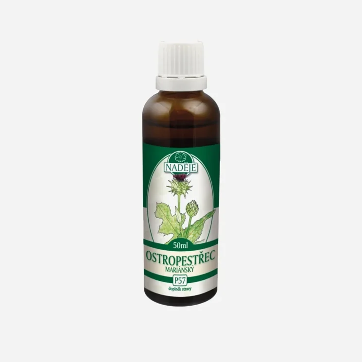 Ostropestřec mariánský tinktura z pupenů 5 x 50 ml