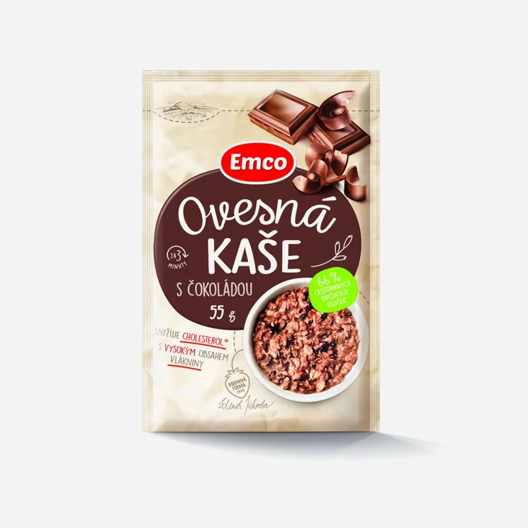 Ovesná kaše čokoládová