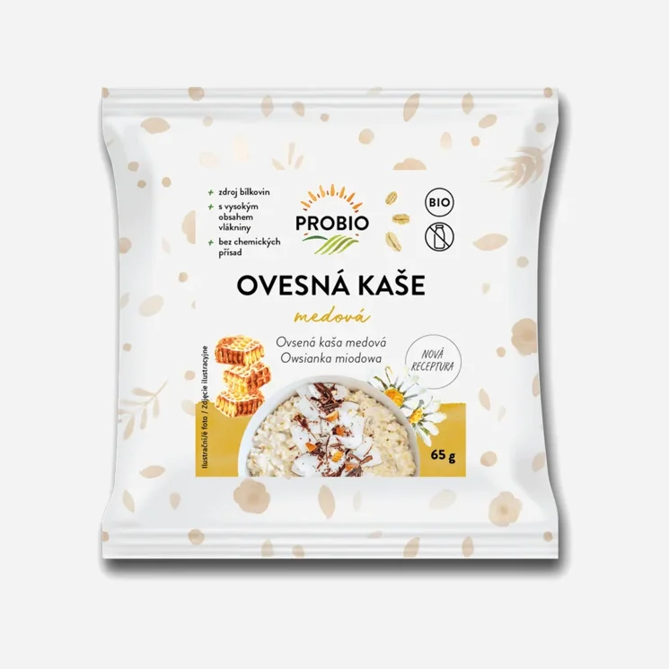 Ovesná kaše medová BIO