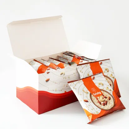 Ovesné kaše karamel & bílá moruše 6 x 600 g