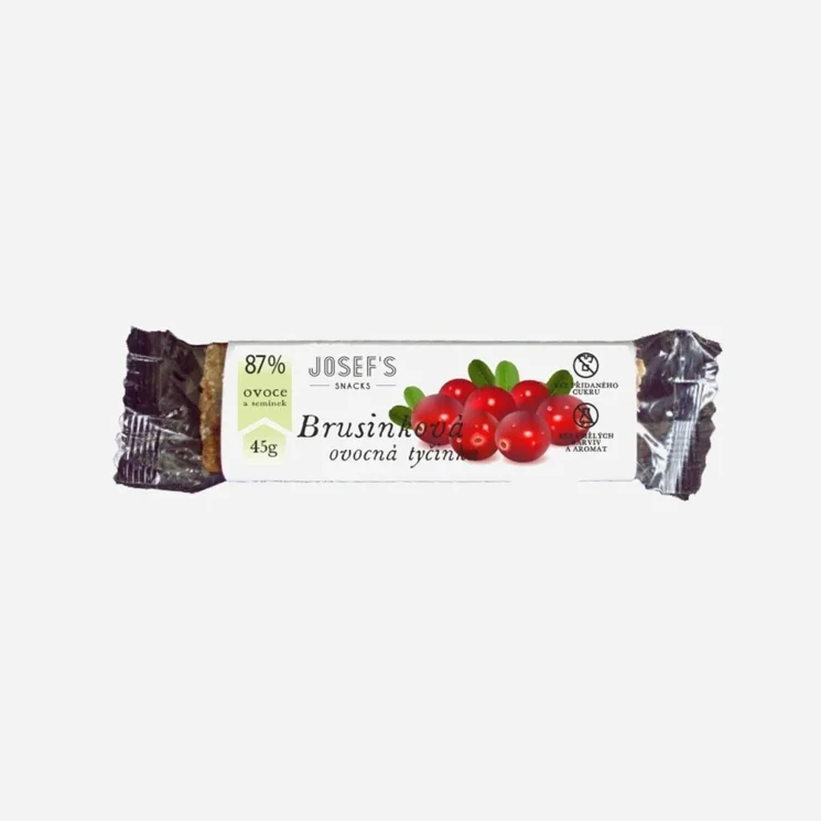 Ovocná brusinková tyčinka 12 x 45 g