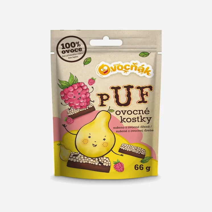 Ovocné Puf kostky mix 2chutí