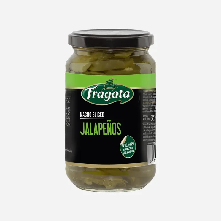 Pálivé papričky Jalapeno krájené