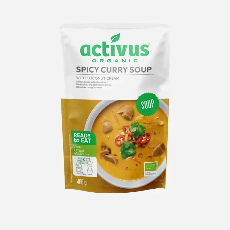 Pikantní curry polévka BIO