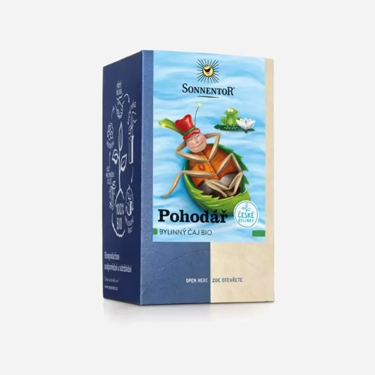 Pohodář - bylinný čaj bio - porc.dvoukomorový 6 x 27 g