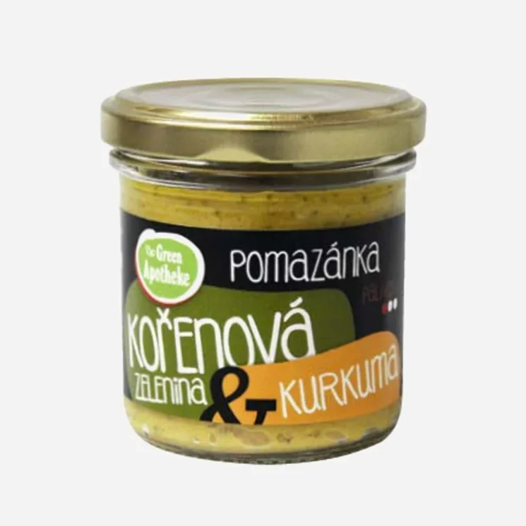 Pomazánka kořenová zelenina a kurkuma
